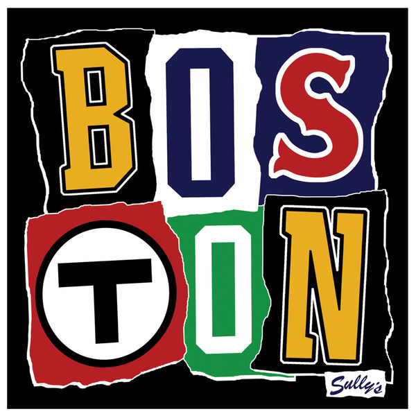 Boston 617 Oval Sticker – Sully's Brand