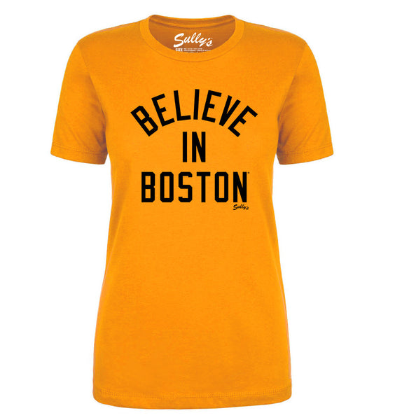 Believe in Boston - Black & Gold Snapback Hat – Sully's Brand