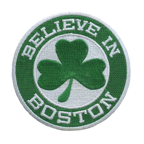 Believe in Boston - Green Shamrock Patch